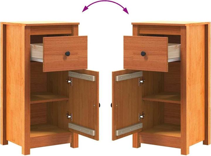 Produktbild vidaXL Modernes Sideboard (80 x 34.50 x 80 cm)