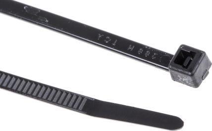 Produktbild HellermannTyton Kabelbinder schwarz 150x3,6mm (Kunststoffkabelbinder, 150 mm, 100 Stk.)
