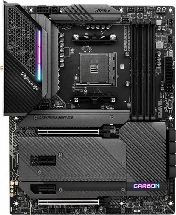 Actual product image MSI Mpg X570s Carbon Max Wifi (AM4, AMD X570, ATX)