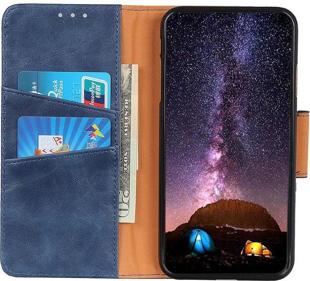 Actual product image MU Classic Crazy Horse IV Leather Bookcover Series (Nokia 3.4)