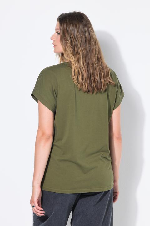 Produktbild Studio Untold T-Shirt, oversized, Nieten, acid washed (42, 44)