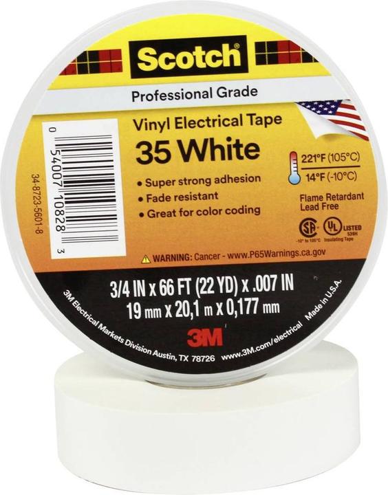Actual product image 3M Insulating tape SCOTCH35 vinyl 19mm 20m (19 mm)