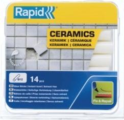 Actual product image Rapid Ceramic glue sticks Ø12x94mm 14 pieces