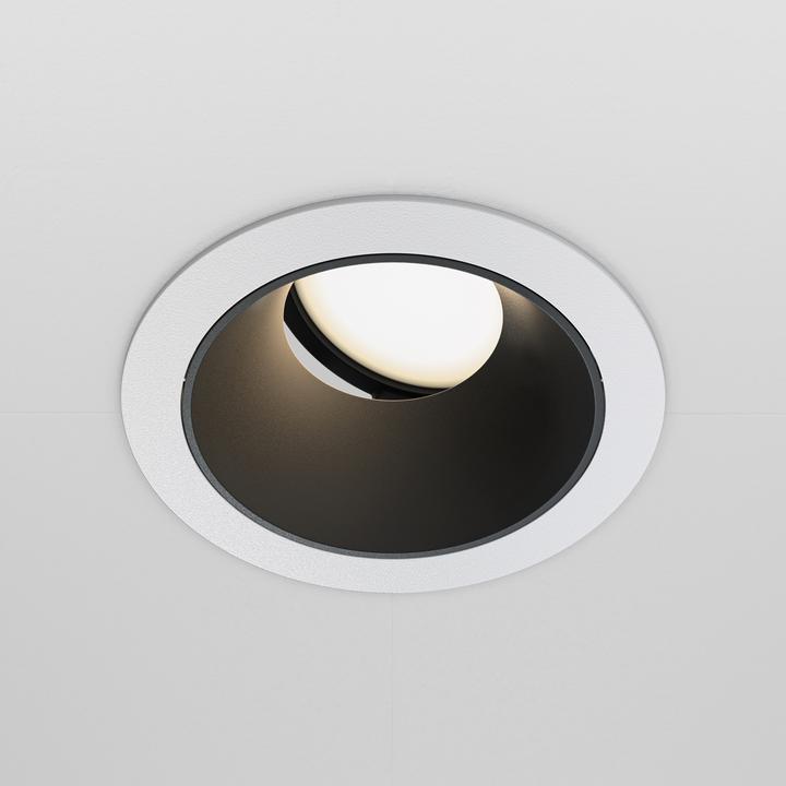 Produktbild Maytoni Share Downlight, Einbauleuchte GU10 Schwarz-Weiss Ø86mm (GU10)