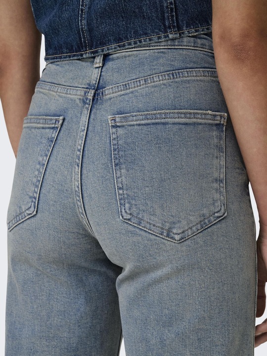 Image du produit Only ONLJUICY Hohe Taille Weiter Beinschnitt Jeans Jeans mit weitem Bein (27)