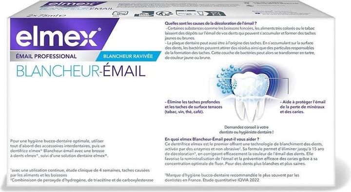 Produktbild Elmex Professionelle Zahnpasta für weissen Zahnschmelz (75 ml)