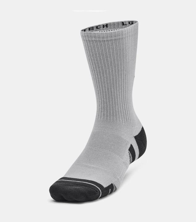 Actual product image Under Armour NOS Performance Tech 3pk Crew- Mod Gray XL (3XL)
