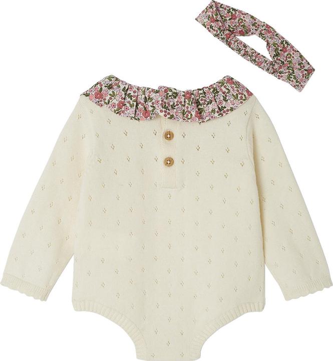Produktbild Vertbaudet Baby-Set: Kurzoverall & Haarband (56)