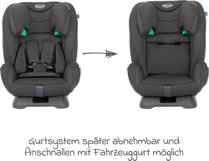 Actual product image Graco FlexiGrow R129 child seat from 15 months - (Booster seat, ECE R129/i-Size Standard)
