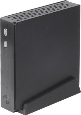 Actual product image Silverstone SST-PT13B Petit (Thin Mini ITX)