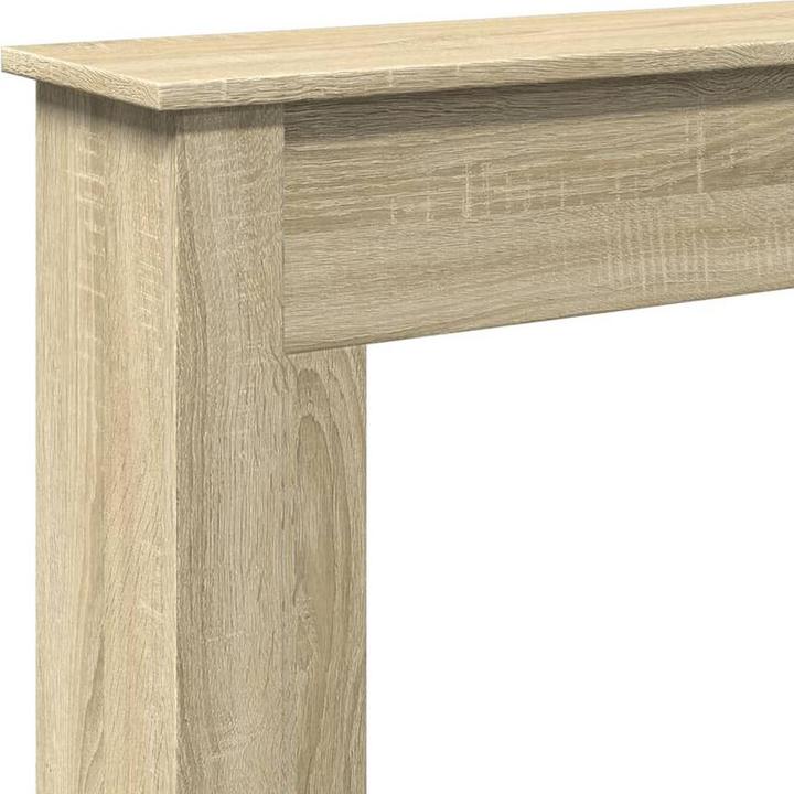 Image du produit vidaXL Bordure de cheminée Console de cheminée Décor Cheminée Cimaise Chêne Sonoma