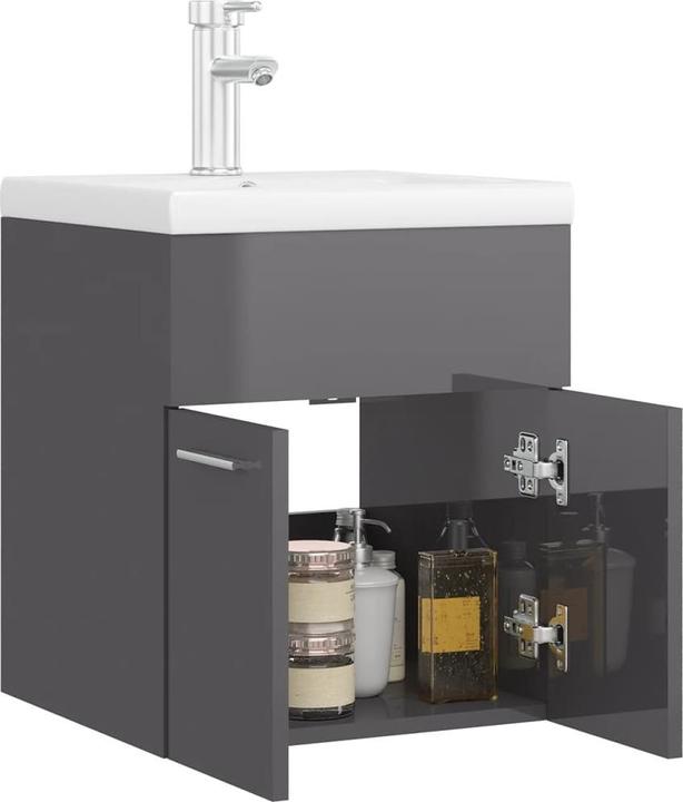 Produktbild vidaXL Waschbeckenunterschrank und Waschbecken