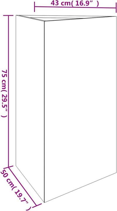 Produktbild vidaXL Pflanzkübel (43 x 50 x 75 cm)