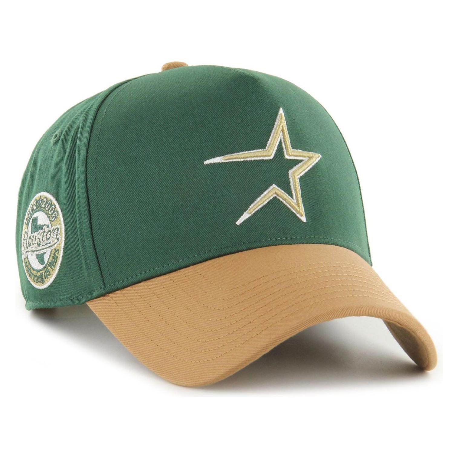 47 Brand, Herren, Cap, Adjustable Cap - Cooperstown Houston Astros Green, Grün, (One Size)