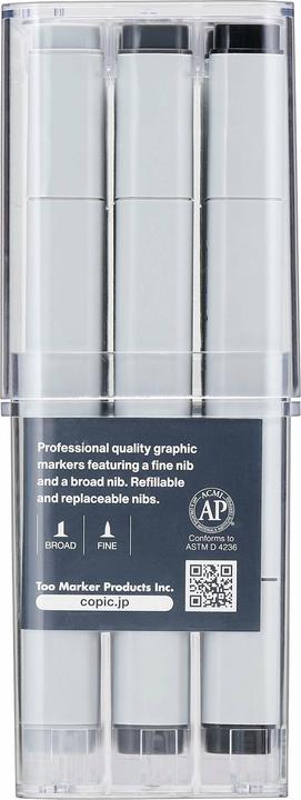 Produktbild Copic Grautöne NG (12x)