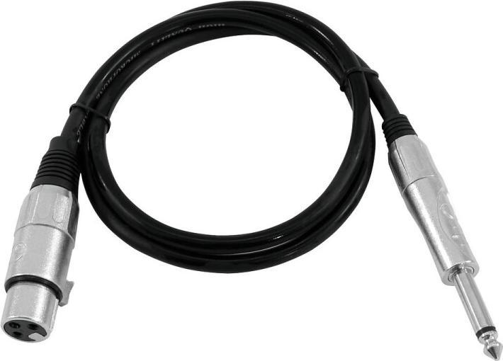 Actual product image Omnitronic Adapter cable XLR(F)/jack mono 0.9m sw (0.90 m, XLR)