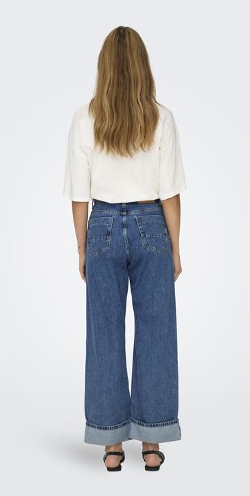 Actual product image Only Onlhope Hw Wide Fold Up Dnm Cro (W25/L30)