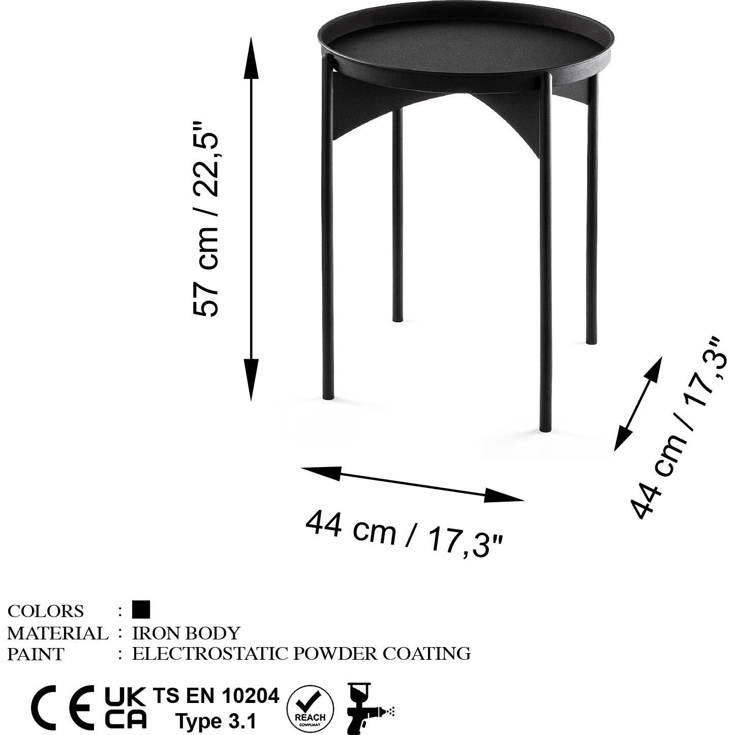 Thumbnail - Homitis, Couchtisch + Beistelltisch, Alessia (44 x 57 x 44 cm)