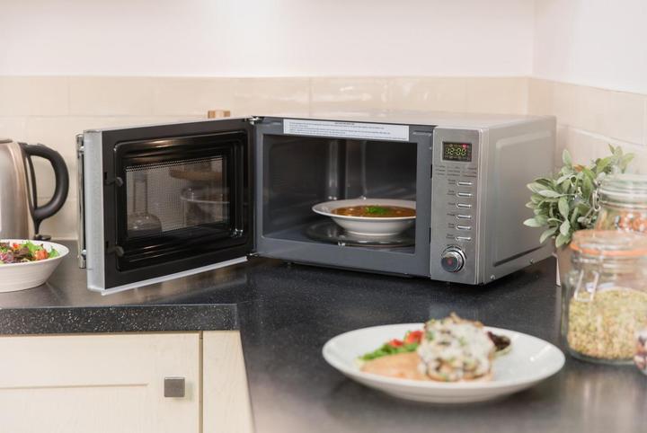 Image du produit Russell Hobbs RHM2031 – 20-Liter-Digitale Mikrowelle mit Grill, Edelstahl (20 l)