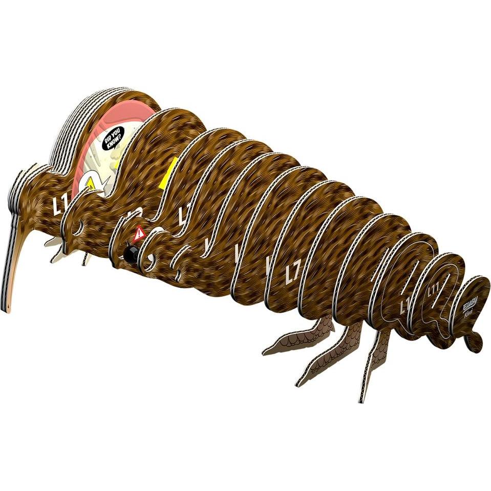 Eugy 3D Bastelset Brauner Kiwi (MQ6) (EG_091)