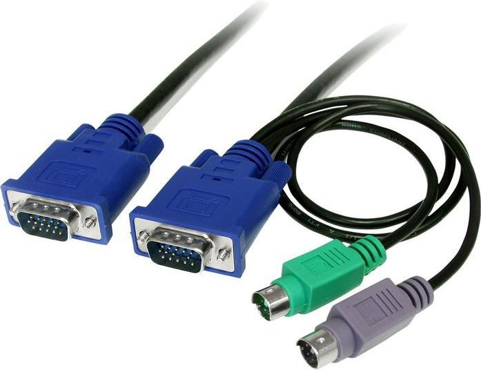 Produktbild StarTech 6 FT 3-IN-1 PS/2 KVM CABLE