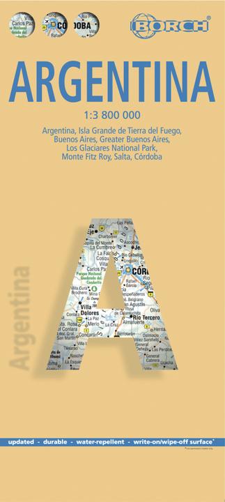Actual product image Argentina / Argentinien 1 : 3 800 000. road map