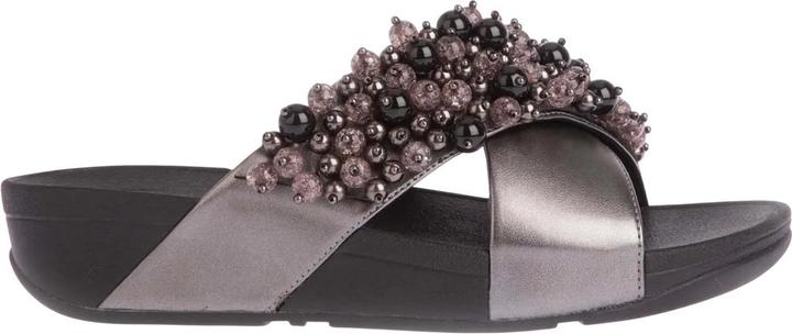 Actual product image Fitflop Womens/Ladies Lulu Bauble-Bead Cross Strap Sandals (37.5)