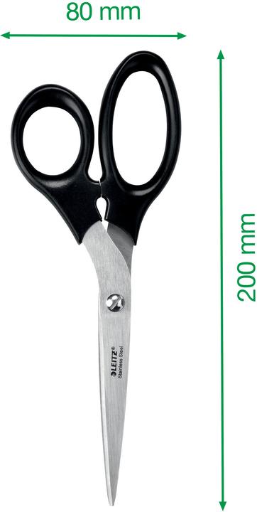 Actual product image Leitz Stainless Steel Scissor (20 cm)