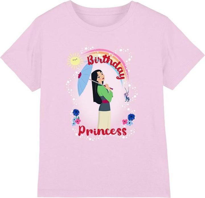 Produktbild Mulan Birthday Princess And Her Lucky Cricket TShirt (152, 158)