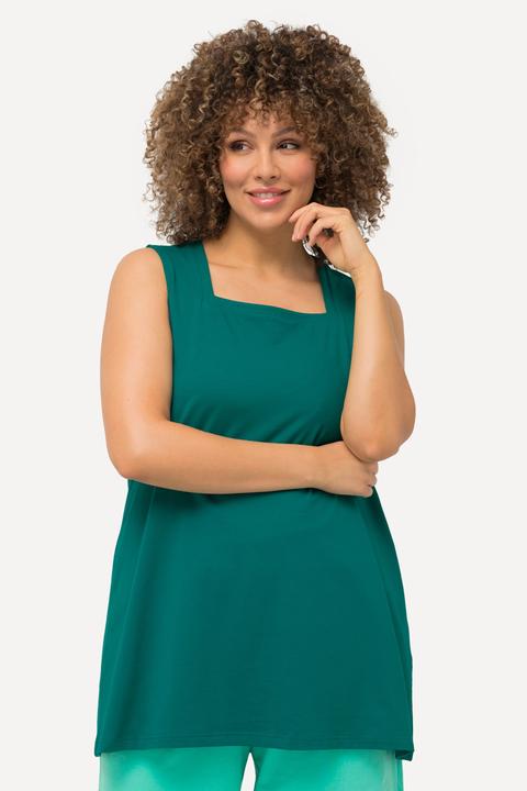 Produktbild Ulla Popken Longtop, Classic Fit, Carré-Ausschnitt, ärmellos (46, 48)