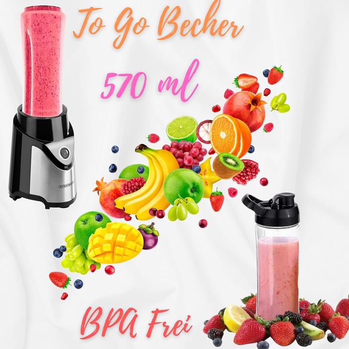 Image du produit Steinborg Standmixer mit To-Go Becher (500 W)