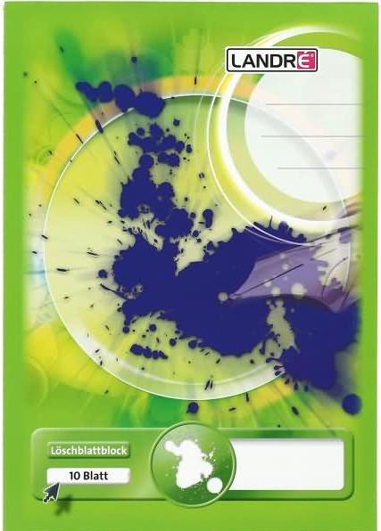 Image du produit Landré A4 bloc de buvard collé en tête (A4, Couverture rigide)