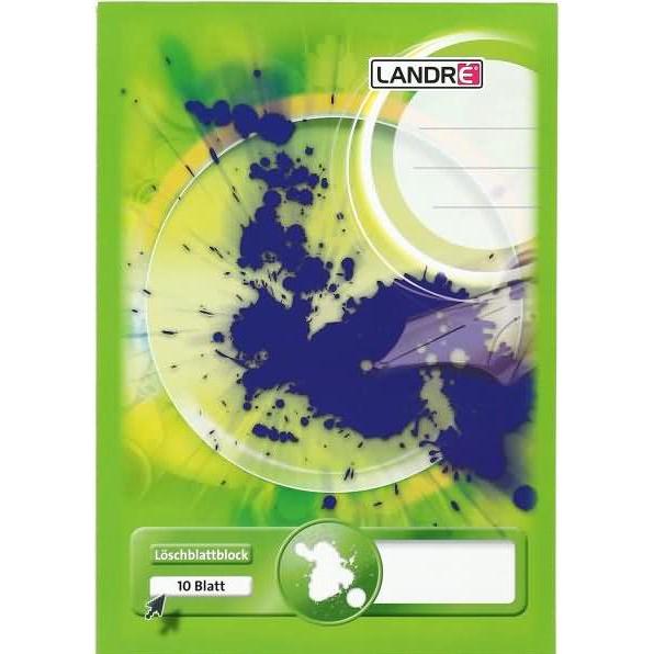 Thumbnail - Landré, Heft + Block, A4 kopfgeleimter Löschblattblock (A4, Harter Einband)