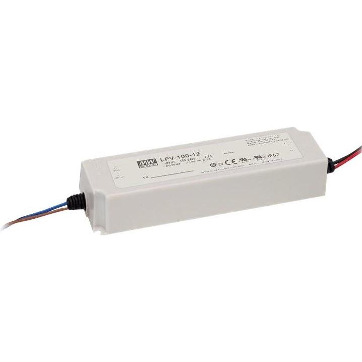 MeanWell, Zubehör Beleuchtung, IMPUL POWER SUPPLY LED100W 12V 8.5A IP67
