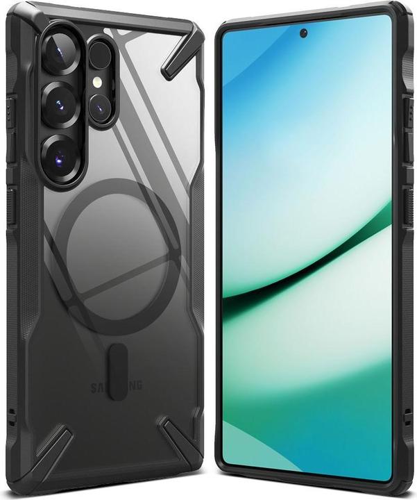Produktbild Ringke Fusion X MagSafe Case for Samsung Galaxy S25 Ultra - Black (Samsung Galaxy S25 Ultra)