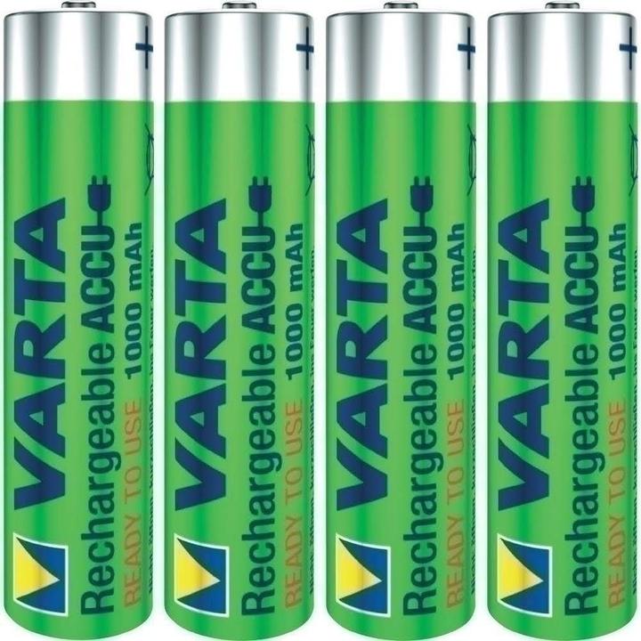 Image du produit Varta Recharger Accu Power (4 pcs, AAA, 1000 mAh)