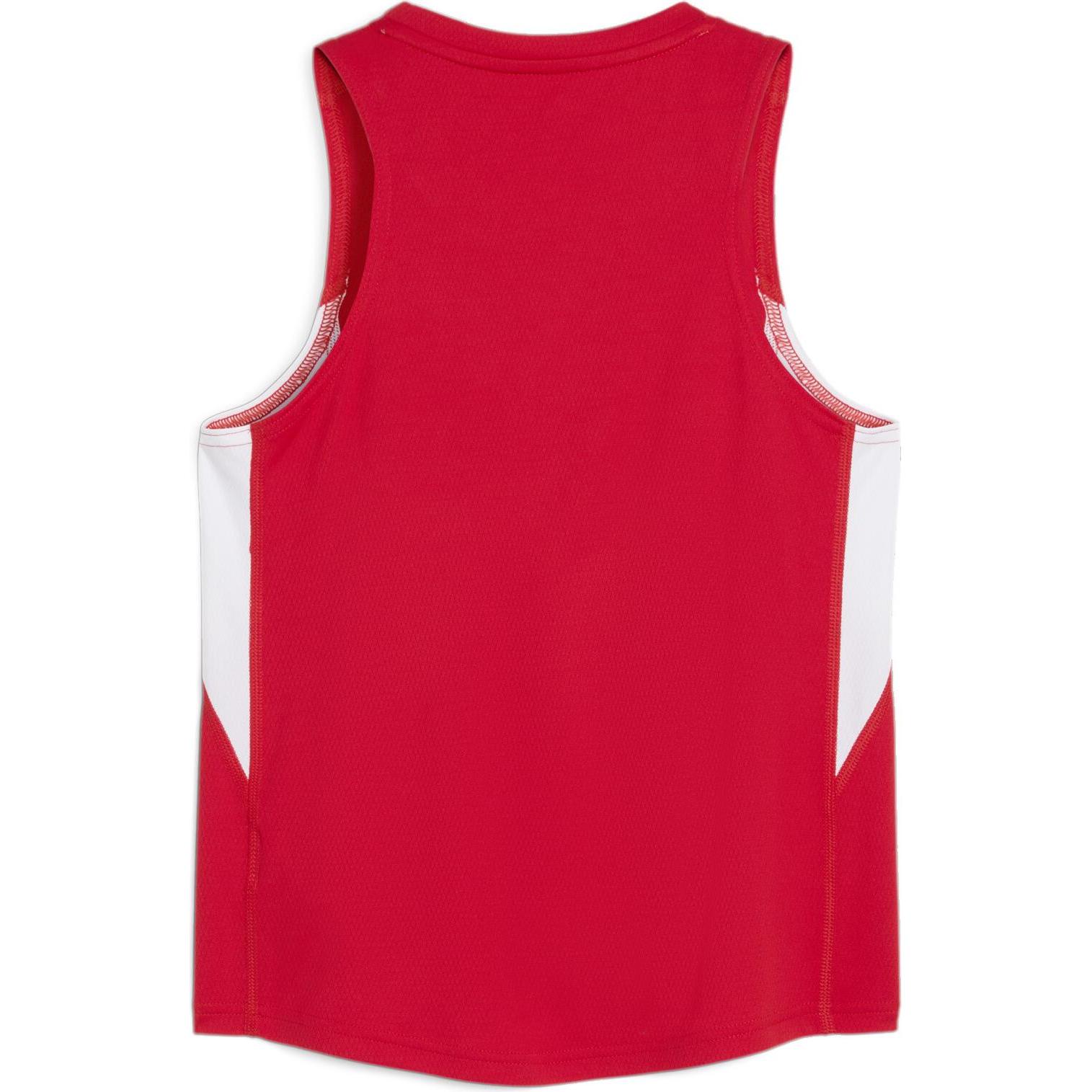 Thumbnail - Puma, Jungen, Sportshirt, Y Cross The Line Singlet 3.0 (128), Rot, 128