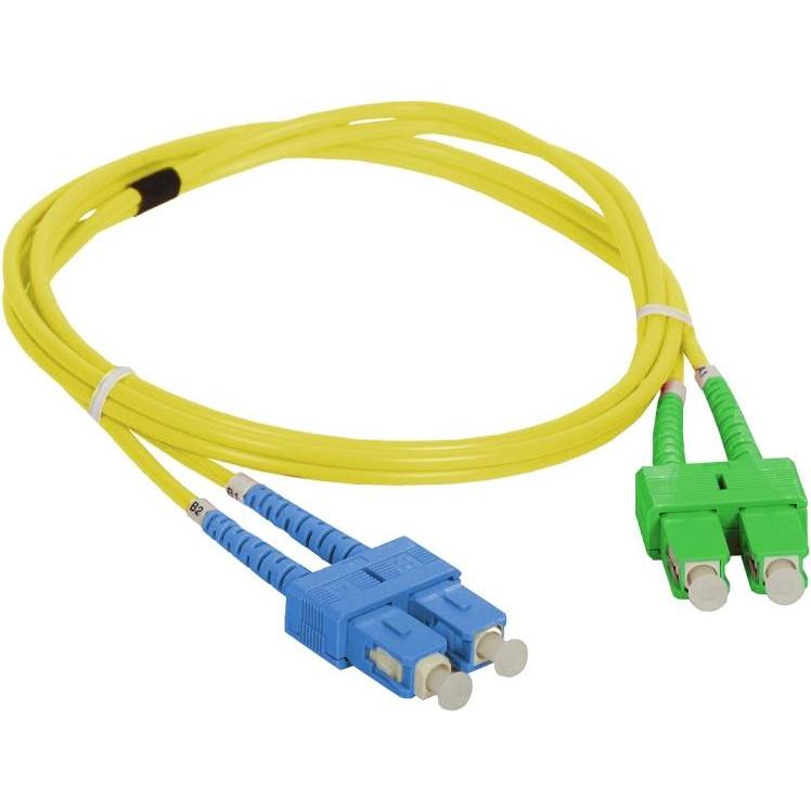 No Name Patch cord SM SC/APC-SC duplex 9/125 5.0m ALANTEC (5 m), Netzwerkkabel
