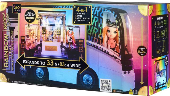 Produktbild MGA Rainbow Vision World Tour Bus & Stage