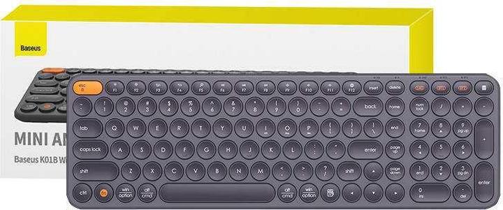 Produktbild Baseus Wireless Tri-Mode Keyboard K01B (Gray) (US, Kabelgebunden, Kabellos)