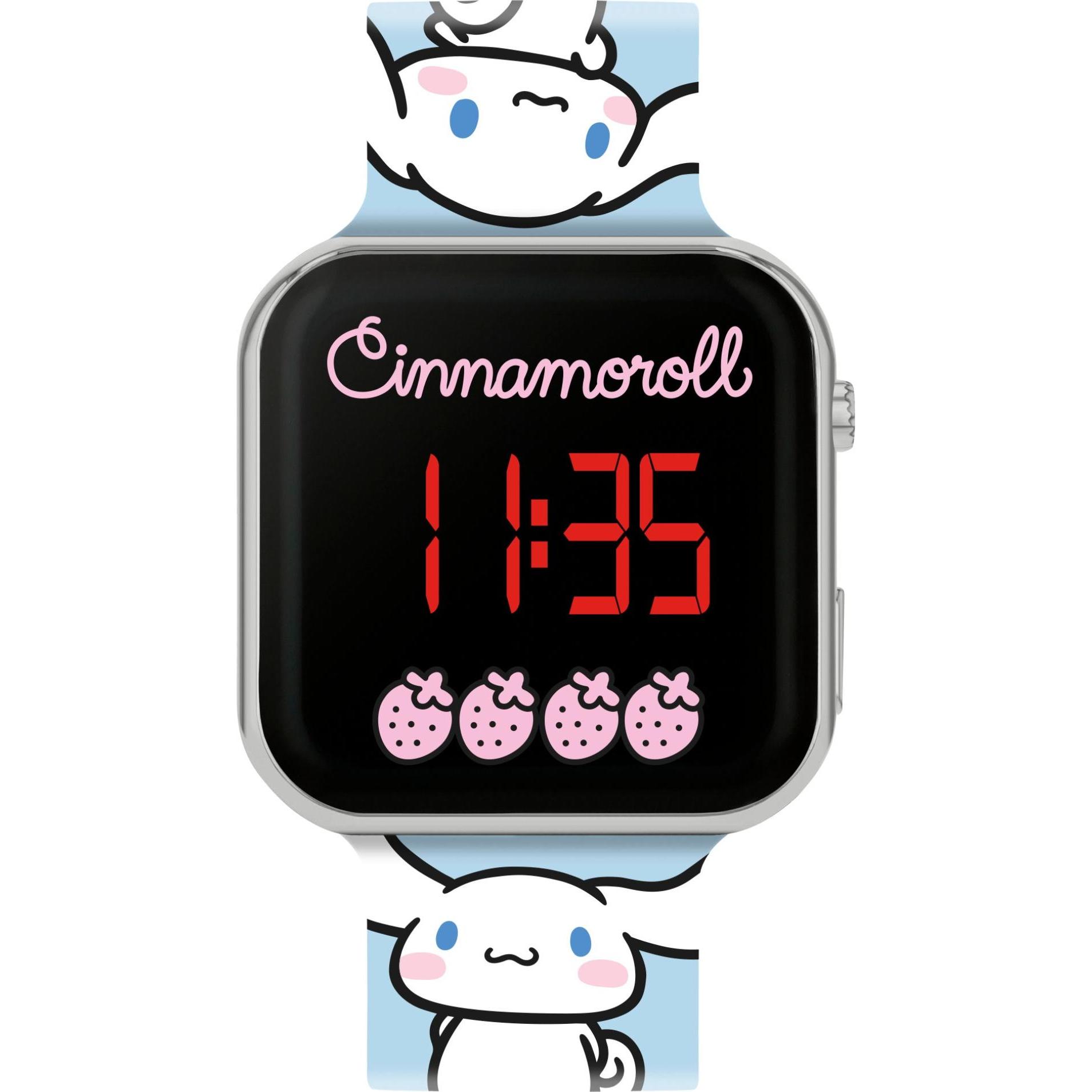 Sanrio, Orologio da polso, Cinnamoroll LED-Uhr, Bianco