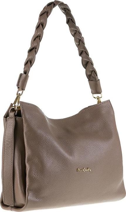 Actual product image Pierre Cardin Damen Schultertasche Made In Italy - Modell Aurelia Elite - 100% Leder - 30.0 X 25.0 X 12.0 Cm