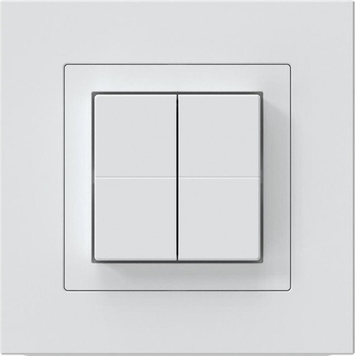 Produktbild Hager pro, UP Funktaster, 4-fach, Weiss, für Philips Hue