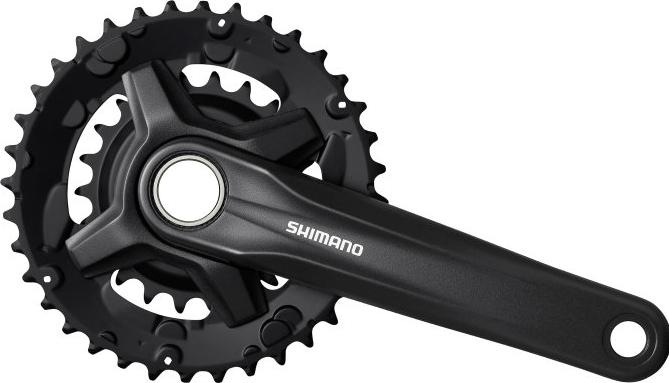Actual product image Shimano Crankset FC-MT210 2PCS 9-speed 175mm 46x30 48.8mm Box (175 mm)