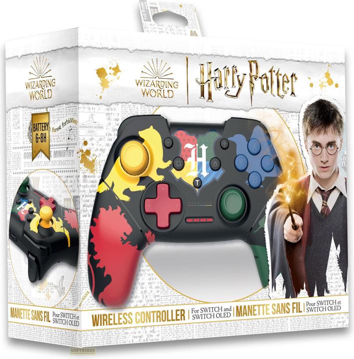Image du produit Trade Invaders Harry Potter - Contrôleur sans fil - 4 maisons (Switch)