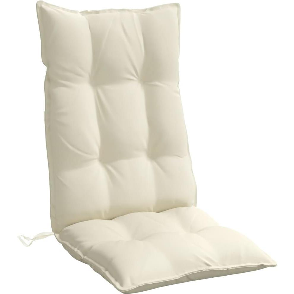 VidaXL, Sitzkissen, Hochlehner-Auflagen 6 Stk. Oxford-Gewebe (120 x 50 x 7 cm)
