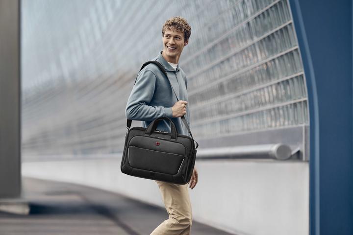 Productafbeelding Wenger Meteor Brief 16 - 17" Laptop-Tasche mit Tablet-Fach - schwarz (17")