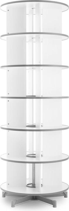 Moll Depotfile 80 6-shelf filing cabinet, white