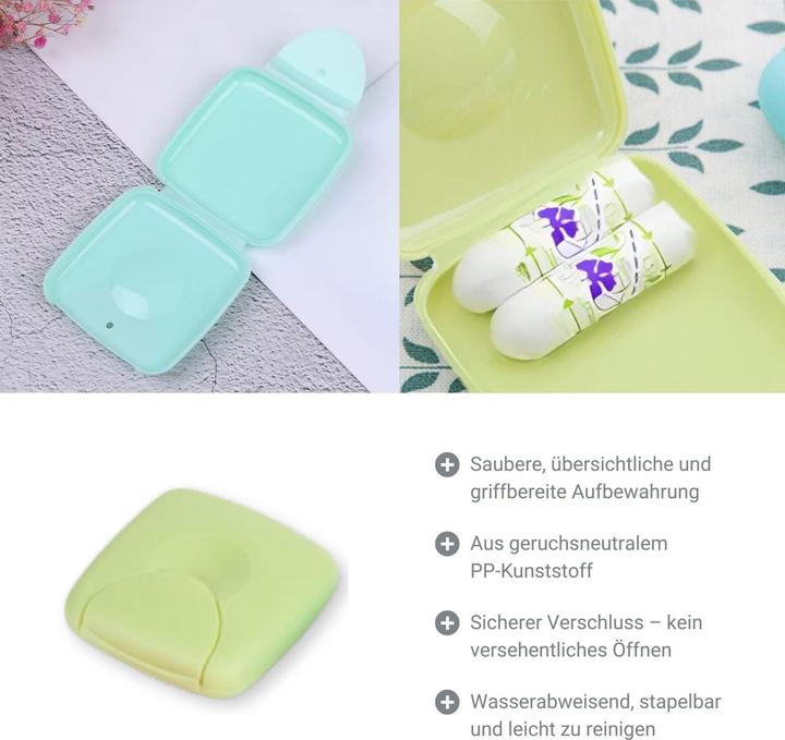 Produktbild Hermex 3er-Set Aufbewahrungsbox für Hygieneartikel Reisedose Pflasterdose Dose (Hygieneprodukt)