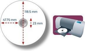 Immagine prodotto MyMedia 1x50 DVD-R 4.7GB 16x Speed Printable Wrap (50 x)